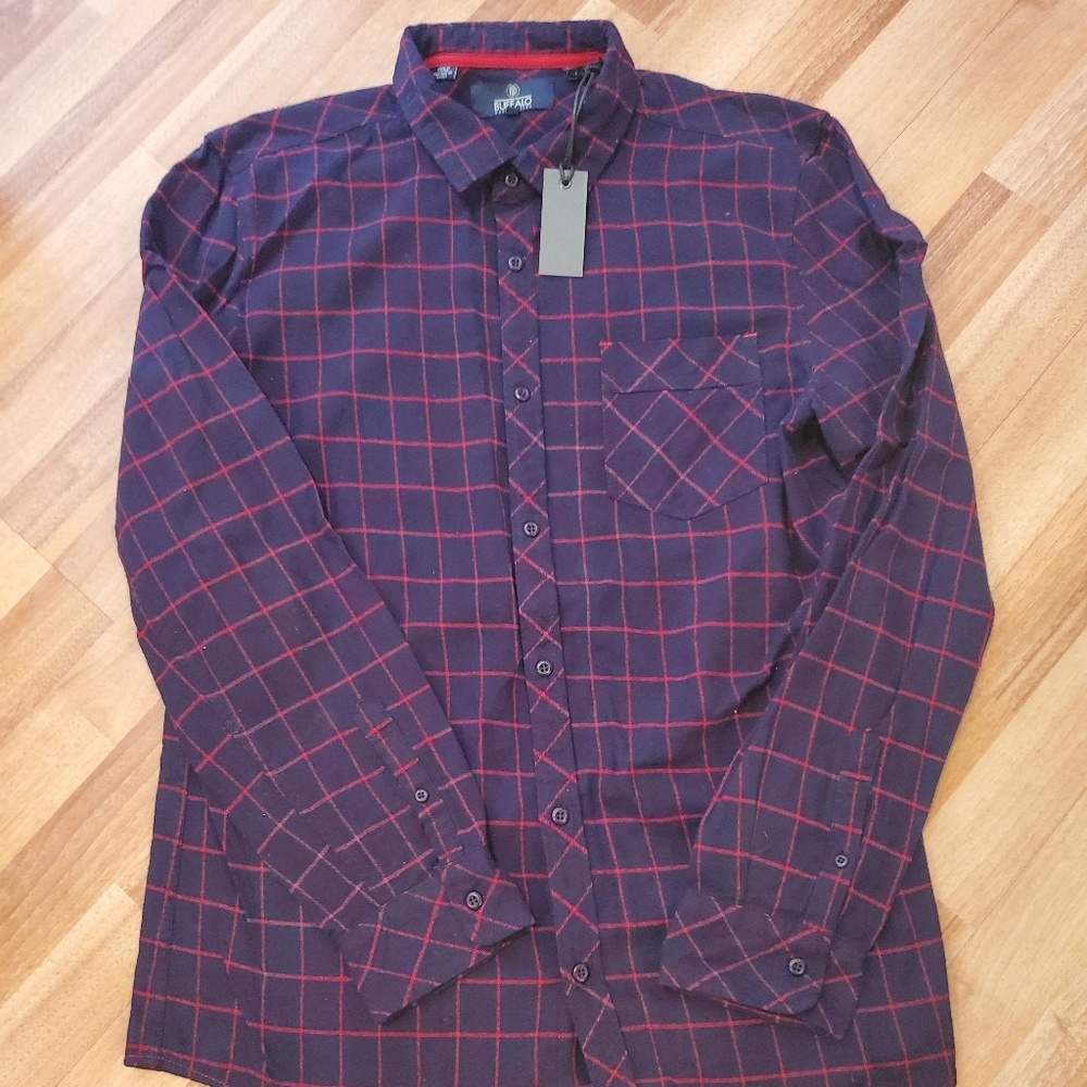Buffalo David bitton checkered shirt Large